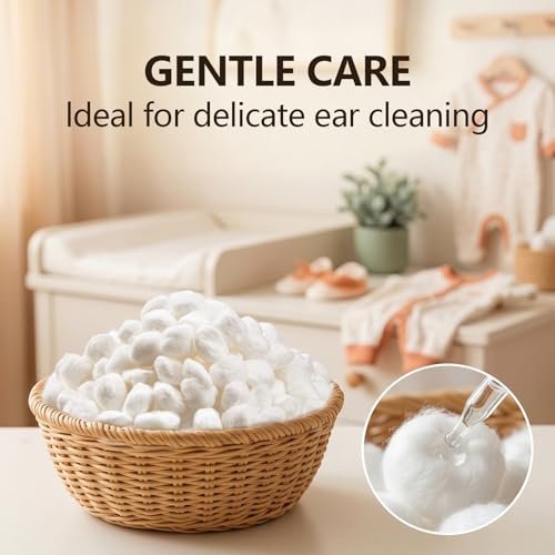 Sukh 250PCS Cotton Balls - Pure White Cotton Balls for Makeup Removal, Nail Polish Remover, Facial Care & Sensitive Skin - görsel 6