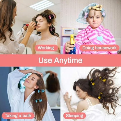 MAQIHAN 36PCS Foam Hair Rollers - Heatless Sponge Rollers for Short & Long Hair, Overnight Curlers for Soft Bouncy Curls, Jumbo Large Foam Rollers for Sleeping