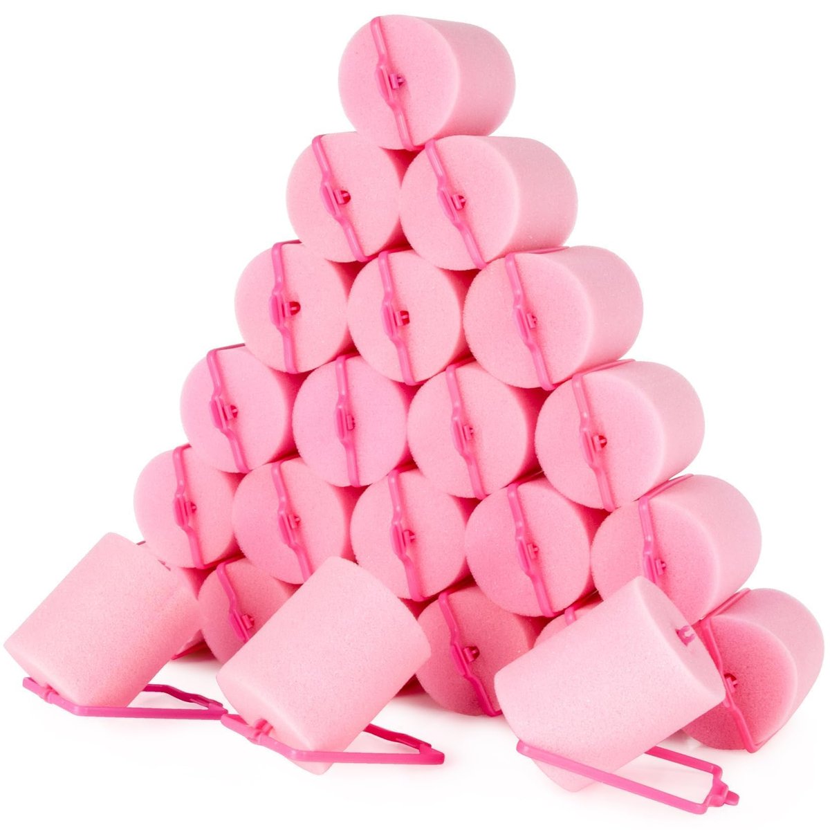 MAQIHAN 24PCS Foam Hair Rollers - 1.89 Inch Large Sponge Rollers for Heatless Curls - Soft Sleeping Curlers for Short & Long Hair - görsel 2