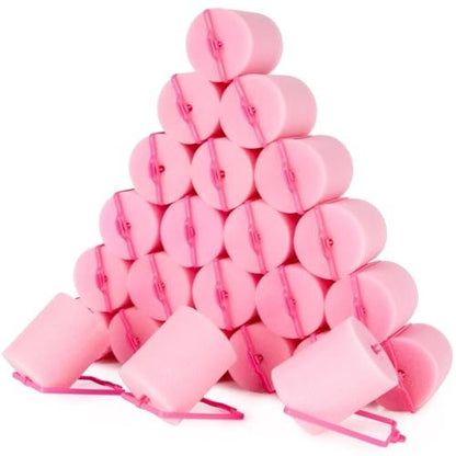 MAQIHAN 24PCS Foam Hair Rollers - 1.89 Inch Large Sponge Rollers for Heatless Curls - Soft Sleeping Curlers for Short & Long Hair