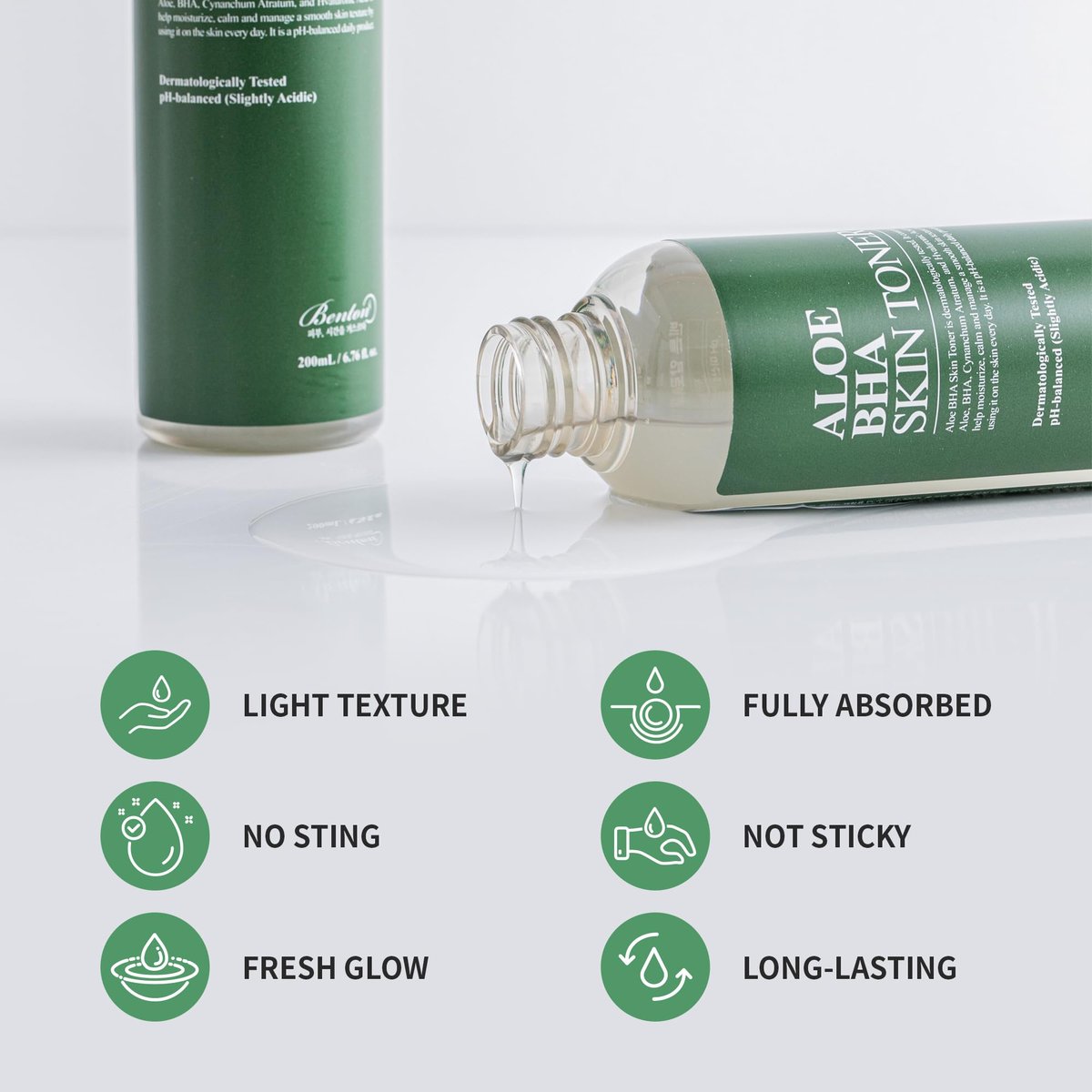 BENTON Aloe Skin Toner - Hydrating Face Toner for Oily & Dry Skin (6.76 fl. oz. / 200ml) Avelisse