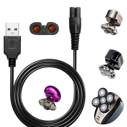MAWAER Universal Head Shaver Power Charger Cord – Compatible with Skull Shaver FreedomShaver and More Avelisse