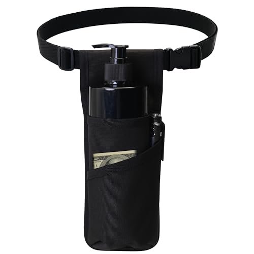 Tuhaoge Massage Oil Holster – Hands-Free Bottle Carrier for Therapists (Black, 1 Bottle) Avelisse