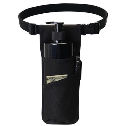 Tuhaoge Massage Oil Holster – Hands-Free Bottle Carrier for Therapists (Black, 1 Bottle) Avelisse