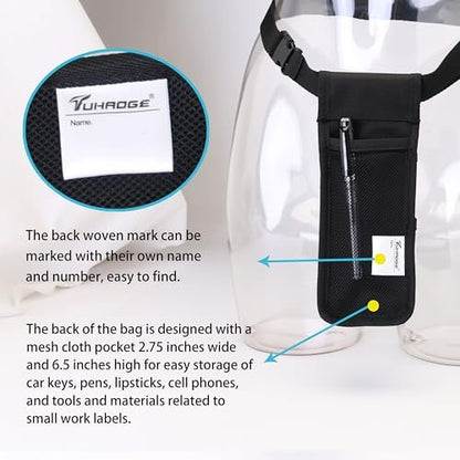 Tuhaoge Massage Oil Holster – Hands-Free Bottle Carrier for Therapists (Black, 1 Bottle) Avelisse