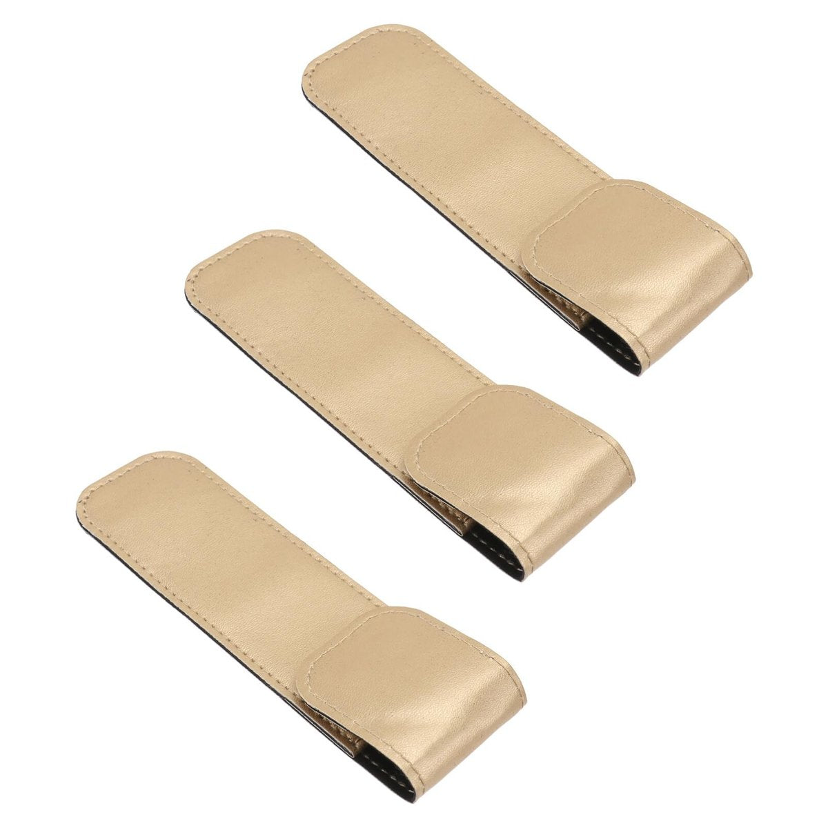 Beaupretty Pu Leather Tweezer Protective Case – Smooth, Shockproof Cover for Eyelash Grafting Tweezers, Lightweight Portable Storage Sleeve (Golden, 14.5x4.3cm) - görsel 9