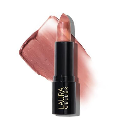 LAURA GELLER NEW YORK Italian Marble Sheer Lipstick - Al Fresco - Hydrating & Lightweight - Vitamin E & Castor Seed Oil - Cream Finish Avelisse