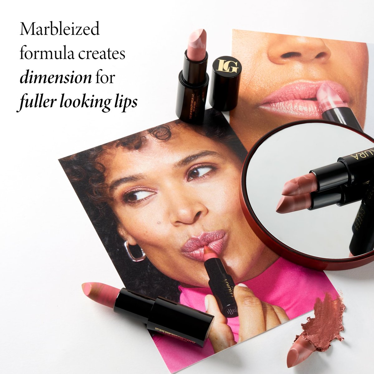 LAURA GELLER NEW YORK Italian Marble Sheer Lipstick - Al Fresco - Hydrating & Lightweight - Vitamin E & Castor Seed Oil - Cream Finish Avelisse