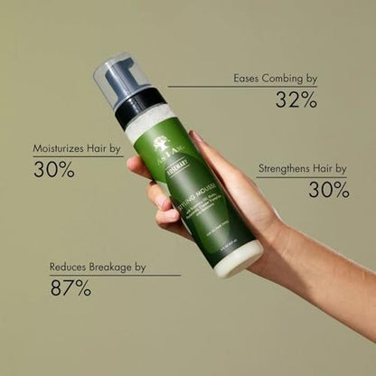 As I Am Rosemary Styling Mousse – 8 Fl Oz with Biotin & Saw Palmetto for Curly, Wavy, and Natural Hair