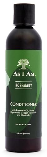As I Am Rosemary Conditioner with Biotin & Saw Palmetto - 8 oz for Curly & Low Porosity Hair - görsel 2