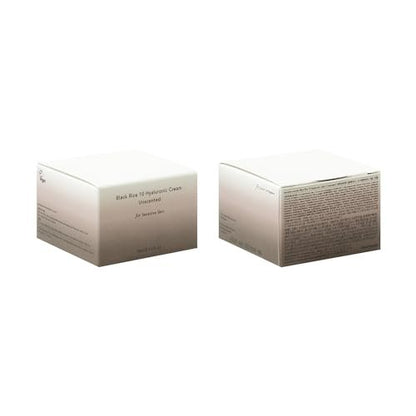 HARUHARU wonder Black Rice 10 Hyaluronic Cream Unscented - 1.6 fl oz Vegan Cruelty-Free Korean Moisturizer Avelisse