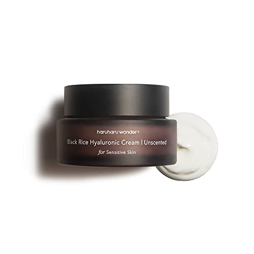 HARUHARU wonder Black Rice 10 Hyaluronic Cream Unscented - 1.6 fl oz Vegan Cruelty-Free Korean Moisturizer Avelisse