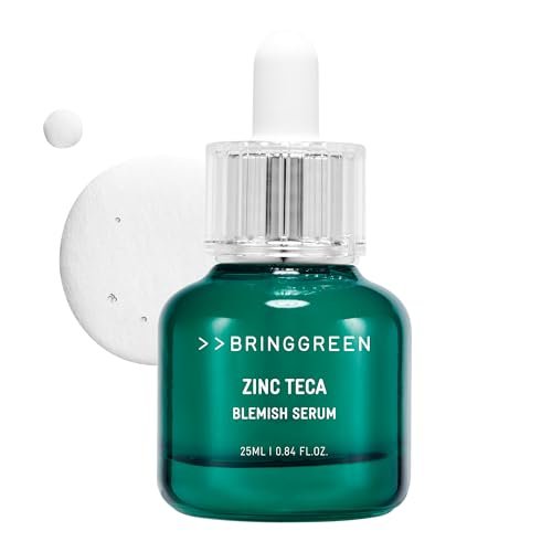 BRING GREEN ZINC TECA Serum with Niacinamide | Soothing Face Serum for Sensitive Skin, Pore Minimizing & Hydrating | Korean Skincare for Breakouts & Uneven Texture - görsel 1
