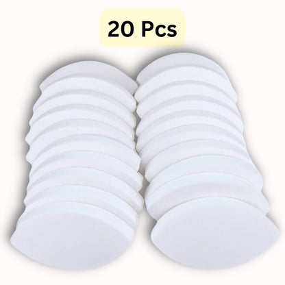 20 PCS Lash Sponges for Practice, Eye Shaped Practice Sponge, Lash Map Sponge, Eyelash Extension Beginners Supplies Kit, Cosmetic Makeup Sponge, Disposable, Eyelash tools (LEES A.M.)
