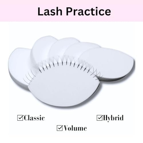 20 PCS Lash Sponges for Practice, Eye Shaped Practice Sponge, Lash Map Sponge, Eyelash Extension Beginners Supplies Kit, Cosmetic Makeup Sponge, Disposable, Eyelash tools (LEES A.M.) - görsel 8