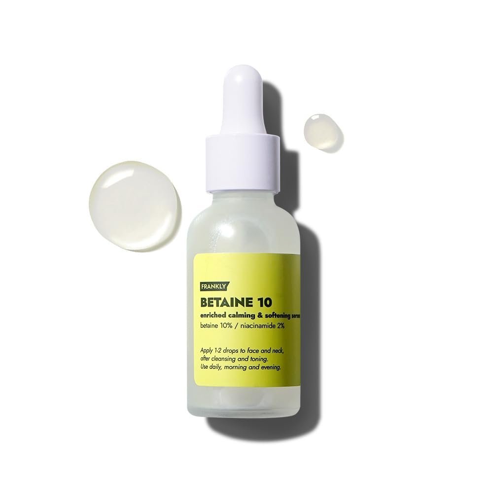 FRANKLY Betaine 10 Serum – Calm, Soften & Restore Skin Elasticity | 10% Betaine + 2% Niacinamide | Vegan & EWG Green | 1.01 fl.oz - görsel 1