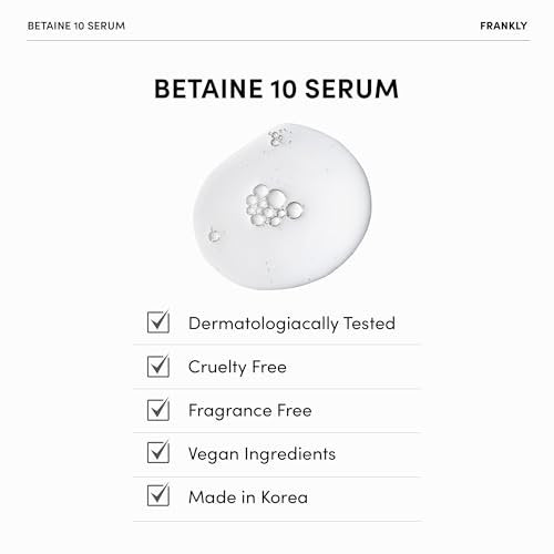 FRANKLY Betaine 10 Serum – Calm, Soften & Restore Skin Elasticity | 10% Betaine + 2% Niacinamide | Vegan & EWG Green | 1.01 fl.oz - görsel 12
