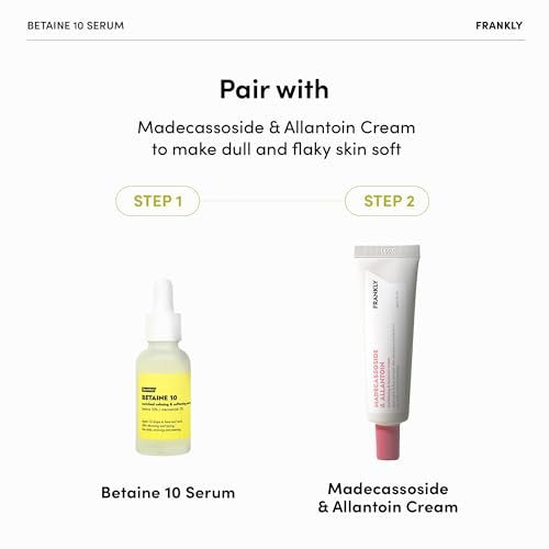 FRANKLY Betaine 10 Serum – Calm, Soften & Restore Skin Elasticity | 10% Betaine + 2% Niacinamide | Vegan & EWG Green | 1.01 fl.oz - görsel 10