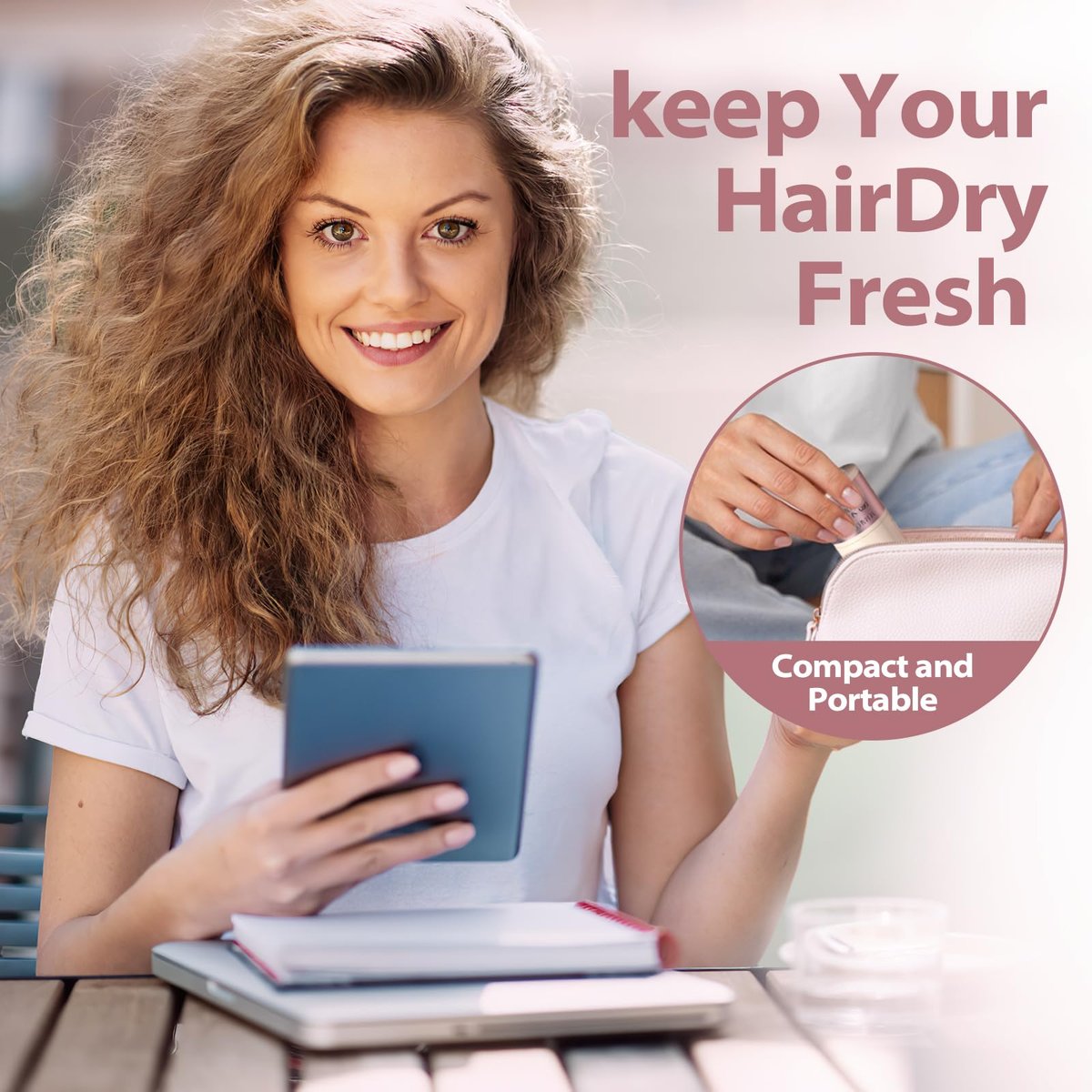 YLNALO Dry Shampoo Powder 2 Pack - Mattifying Root Fuller, Refreshing Non-Aerosol Dry Shampoo, No White Cast, Travel Size 0.58oz Each for Women and Men Avelisse
