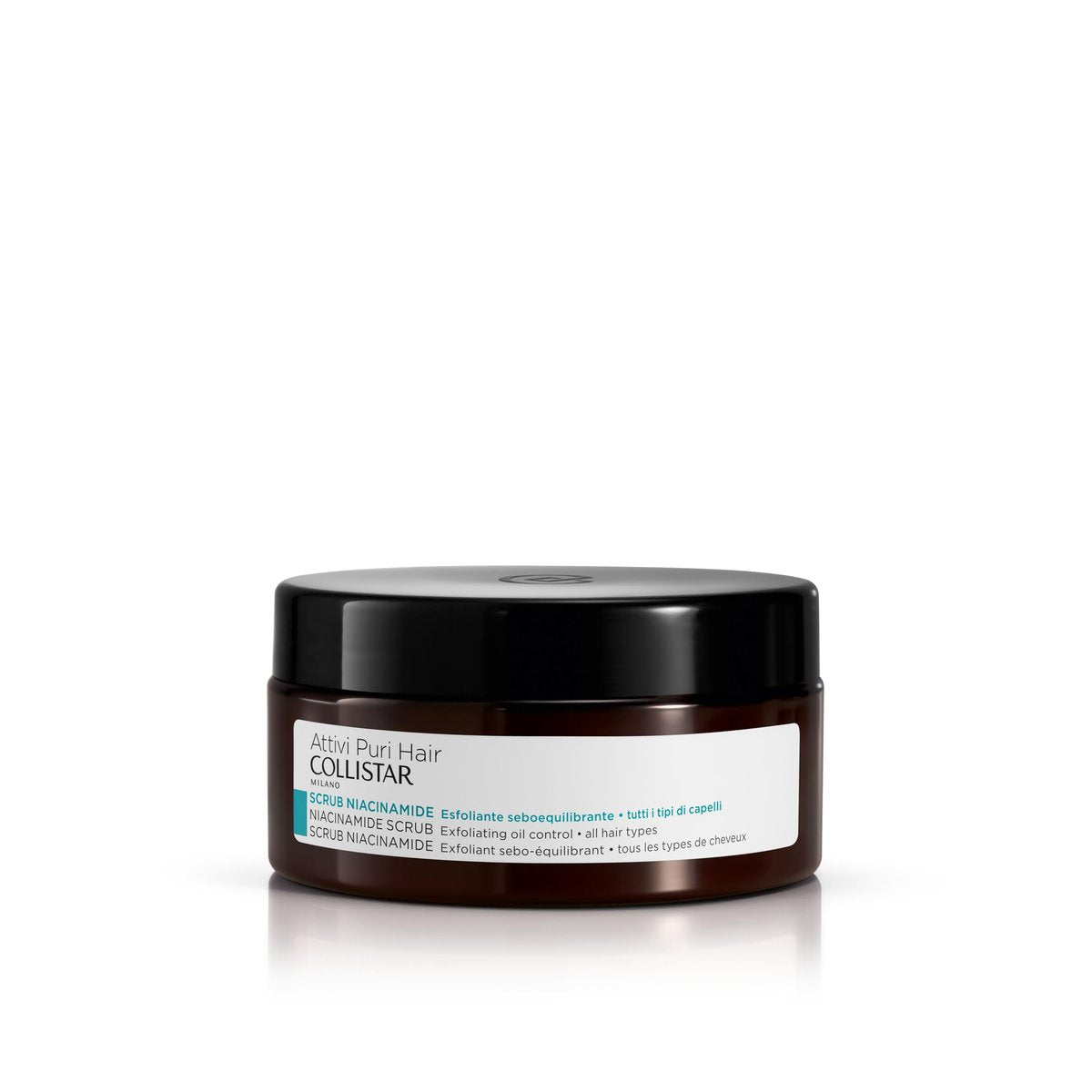 Collistar Attivi Puri Hair Niacinamide Scrub Mask - Scalp Treatment, 200 ml (6.7 Fl Oz) - Made in Italy - görsel 1