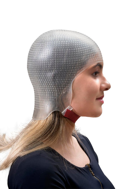 DOMPEL Sparta 2.4K Silicone Highlight Hair Cap – White, Reusable, Perfect Highlights Avelisse