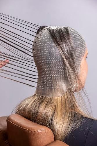 DOMPEL Sparta 2.4K Silicone Highlight Hair Cap – White, Reusable, Perfect Highlights Avelisse