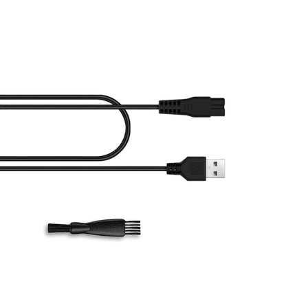 Midnt Charger for Manspot Trimmer - Replacement Charging Cord, 5V 1A 3.3FT Power Cable with Cleaning Brush