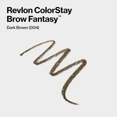 Revlon ColorStay Brow Fantasy All In One Eyebrow Powder Pencil with Shaping Clear Gel - Dark Brown, 16HR Wear, Smudge-Proof - görsel 6