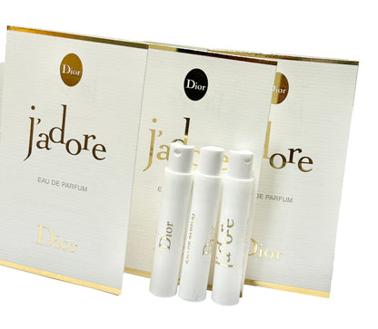 Dior J'adore Sample Perfume for Women – 1.2 ml / 0.04 fl oz (Set of 3) – Eau de Parfum Vials Avelisse