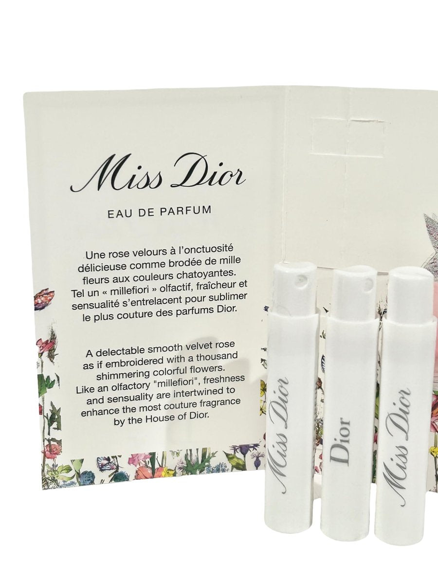 Dior Miss Dior Eau de Parfum Sample Set – 3 x 1 ml / 0.03 fl oz – Iconic Feminine Fragrance Avelisse