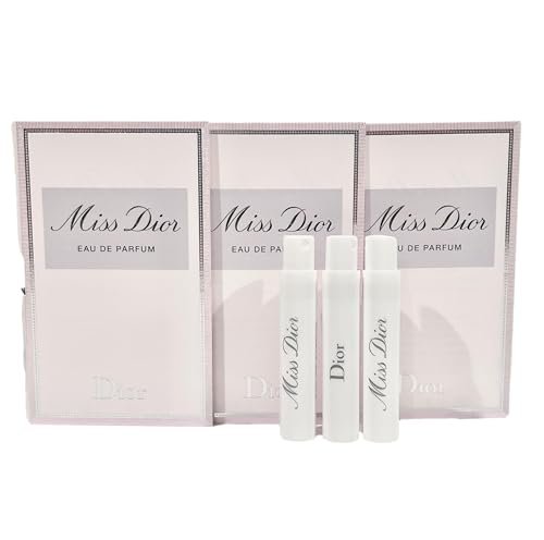 Dior Miss Dior Eau de Parfum Sample Set – 3 x 1 ml / 0.03 fl oz – Iconic Feminine Fragrance Avelisse