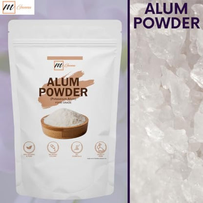 mGanna 100% Natural Alum Powder for Skin and Health Care - 100 GMS (3.53 oz)