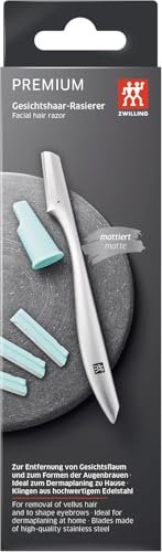 ZWILLING Premium Stainless Steel Facial Hair Razor – Precise Face Hair Removal, 1 Count - görsel 10
