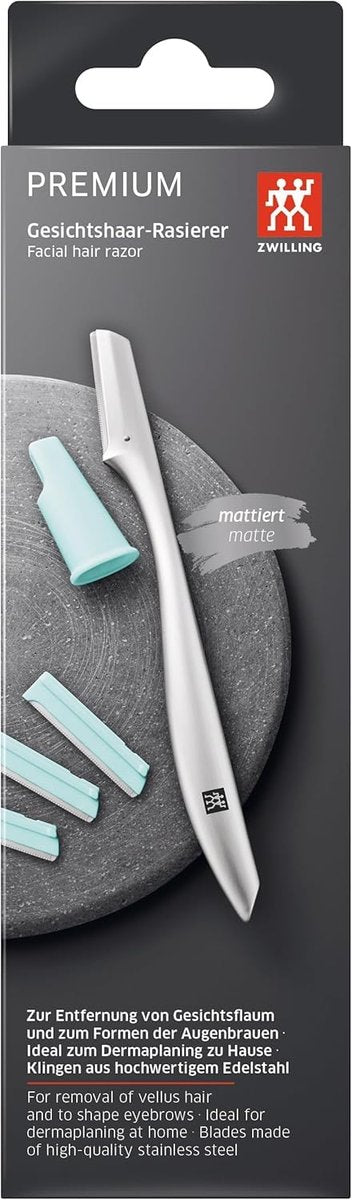 ZWILLING Premium Stainless Steel Facial Hair Razor – Precise Face Hair Removal, 1 Count - görsel 9