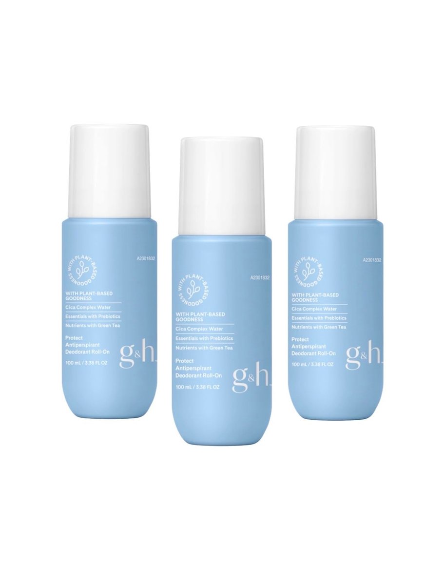 G&H Protect + Deodorant & Anti-Perspirant Roll-on 100 ml (Pack of 3) - New Package Avelisse