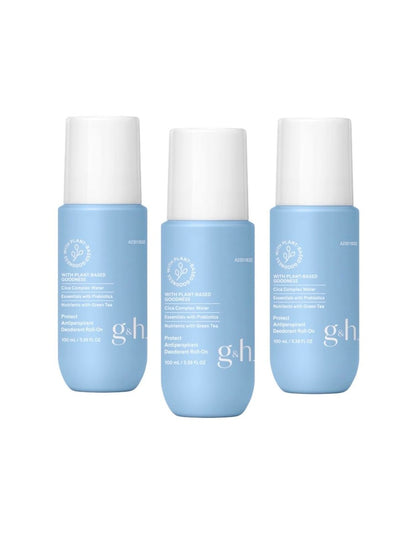 G&H Protect + Deodorant & Anti-Perspirant Roll-on 100 ml (Pack of 3) - New Package Avelisse
