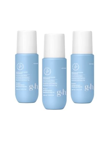 G&H Protect + Deodorant & Anti-Perspirant Roll-on 100 ml (Pack of 3) - New Package Avelisse