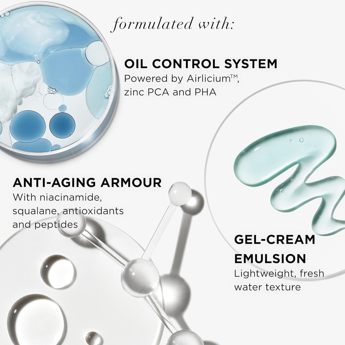 IT Cosmetics Confidence in a Gel Cream Oil Control - Hydrating Oil-Free Face Moisturizer - Reduces Shine & Look of Large Pores - with Niacinamide, Vitamin E & Peptides - Non-Comedogenic - 2.0 oz Avelisse