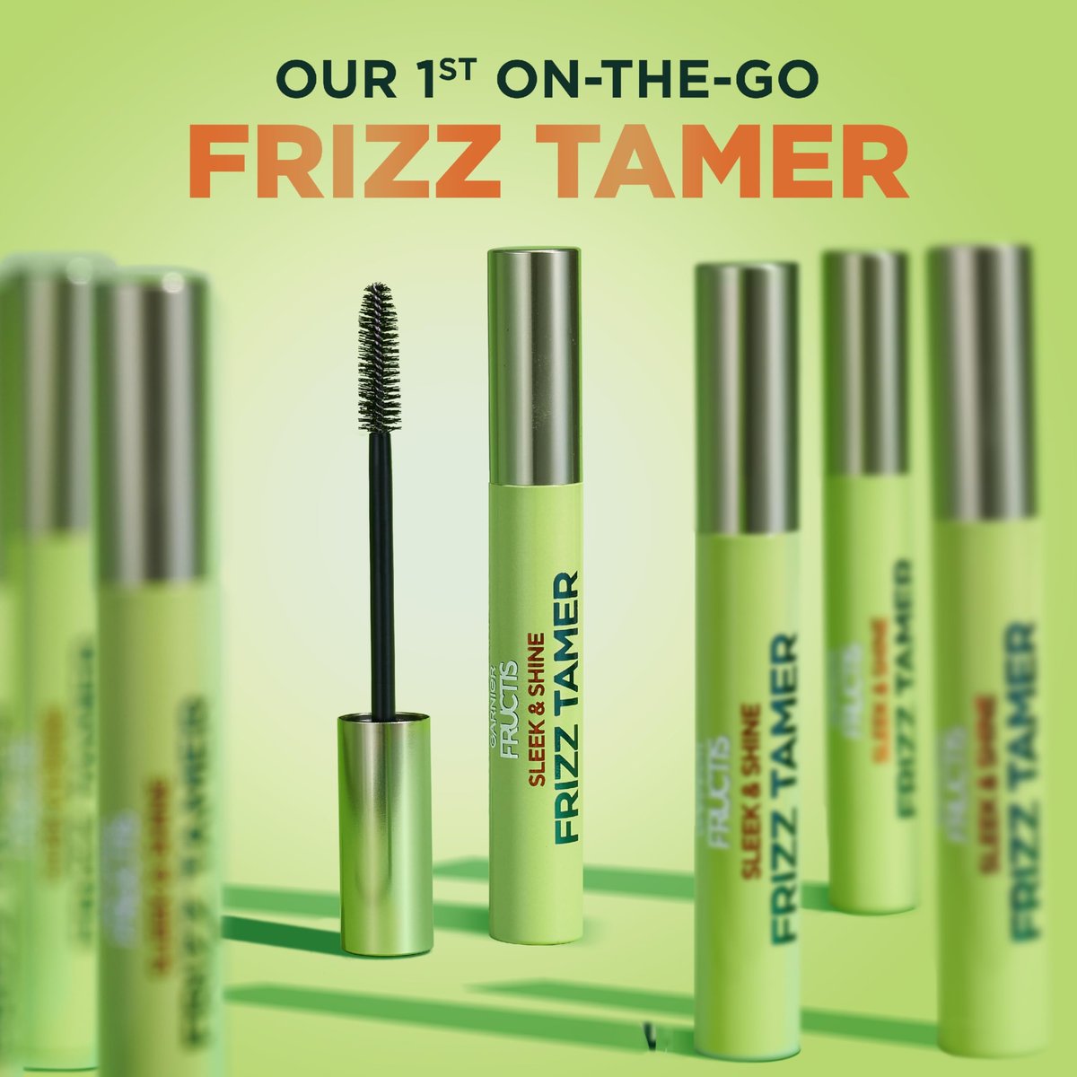 Garnier Fructis Sleek & Shine Frizz Tamer Slicking Hair Serum Wand - Tames Frizz & Flyaways, 0.27 Fl Oz - görsel 13