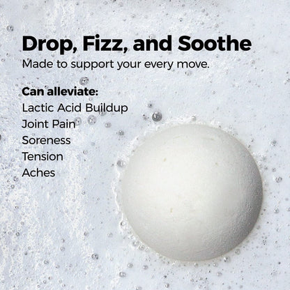 Muscle Rehab Magnesium Epsom Salt Bath Bombs - Fast-Absorbing Muscle Soak for Post-Workout Recovery & Sore Muscle Relief - 2 Pack Avelisse