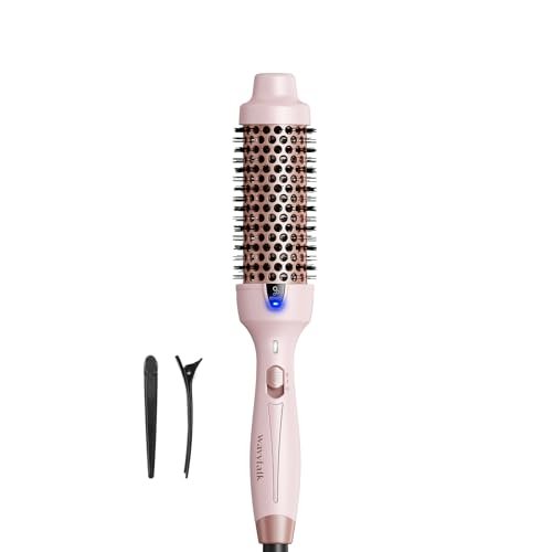 Wavytalk Thermal Brush 1.5 Inch - Negative Ion Hot Air Brush for Blowout Look, Pink Avelisse