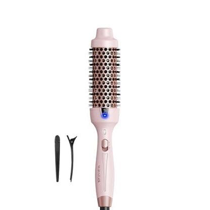 Wavytalk Thermal Brush 1.5 Inch - Negative Ion Hot Air Brush for Blowout Look, Pink Avelisse