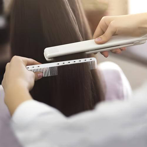 3-Piece Carbon Fiber Hairdressing Comb Set – Fine Cutting Combs for Men & Women – Heat Resistant – Black, Grey, White (18 x 2.5 cm) - görsel 10