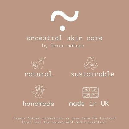 fierce nature Heavy Metal Detox Clay Mask | Bentonite & Rhassoul Clay for Hair & Face | Natural, Clean Skincare & Haircare | 300g