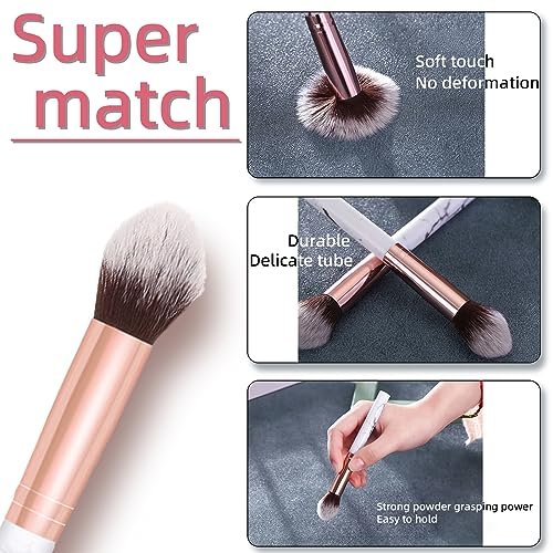 NewBang 16 Colors Blush Contour Highlighter Makeup Palette with Brush - Matte & Shimmer Face Blush, Bronzer & Illuminator Set - görsel 11