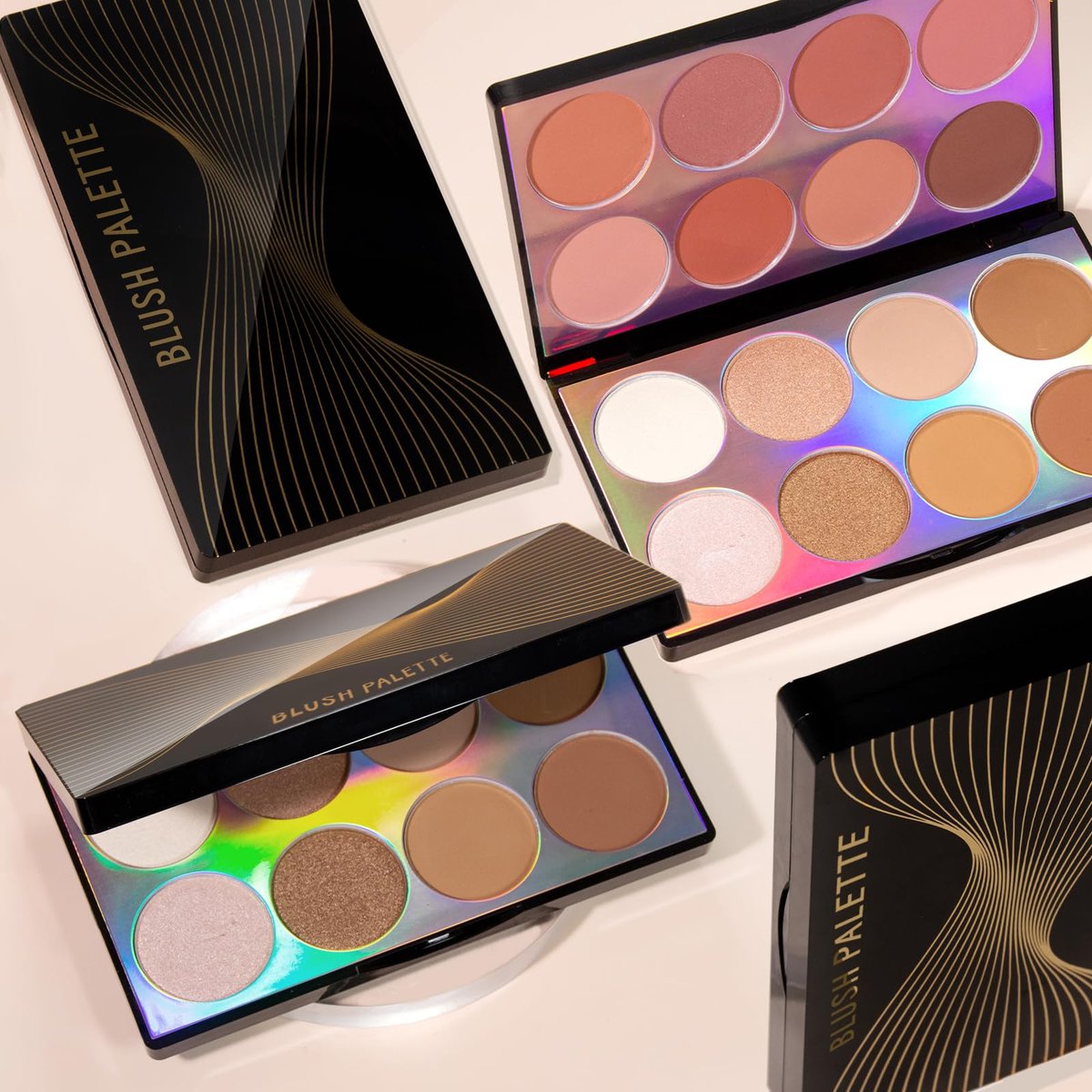 NewBang 16 Colors Blush Contour Highlighter Makeup Palette with Brush - Matte & Shimmer Face Blush, Bronzer & Illuminator Set - görsel 12