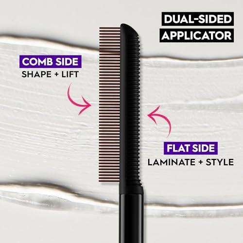 Urban Decay Slick Day Strong-Hold Clear Brow Gel – 24HR Wear, Lifted & Laminated Brows, Flake-Proof, Vegan Avelisse