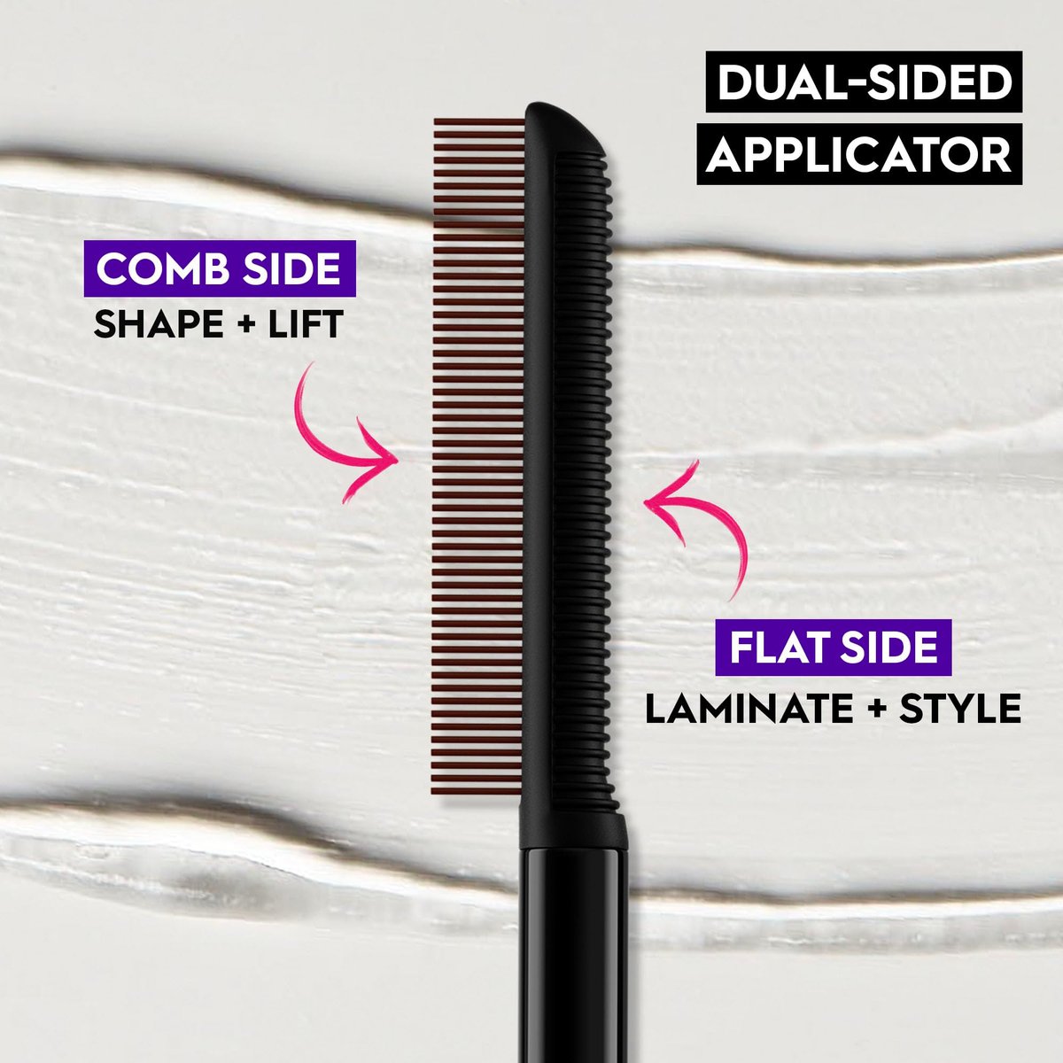 Urban Decay Slick Day Strong-Hold Clear Brow Gel – 24HR Wear, Lifted & Laminated Brows, Flake-Proof, Vegan Avelisse