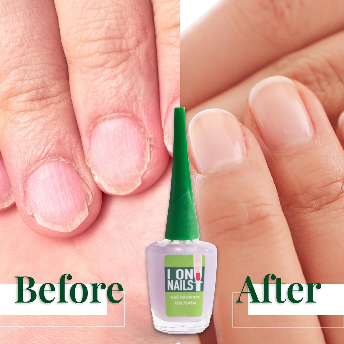 Amen Beauty On Nails: Ultimate Nail Strengthener & Growth Repair - Clear Hardener with Keratin for Damaged Nails - görsel 3