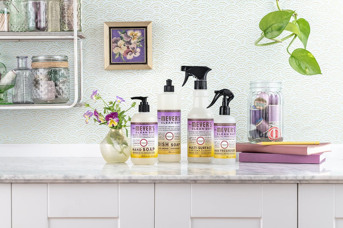 Mrs. Meyer's Clean Day Hand Soap, Compassion Flower Scent, 12.5 fl oz - görsel 11